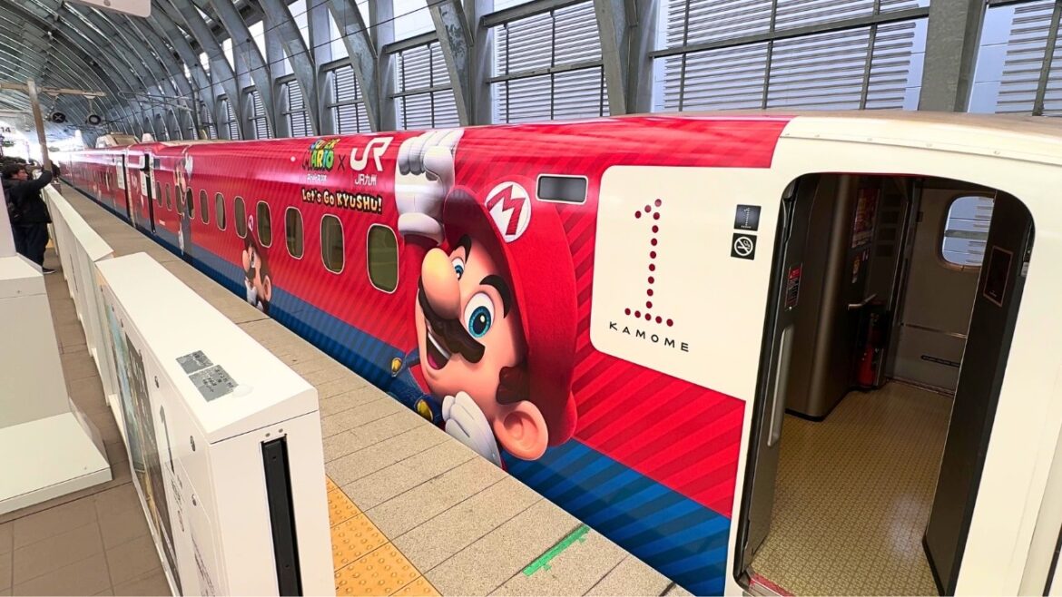 Riding Japan’s Newly Launched Super Mario Bullet Train 🚄🍄 | Limited-Time Kamome | Nagasaki Riding Japan’s Newly Launched Super Mario Bullet Train 🚄🍄 | Limited-Time Kamome | Nagasaki