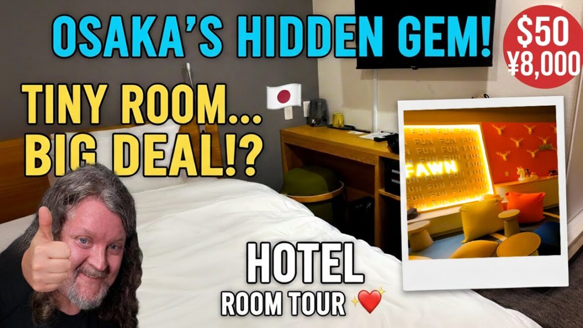 Don't Book a Hotel in Osaka Until You Watch This! (Shinsekai Area) 大阪の格安ホテル