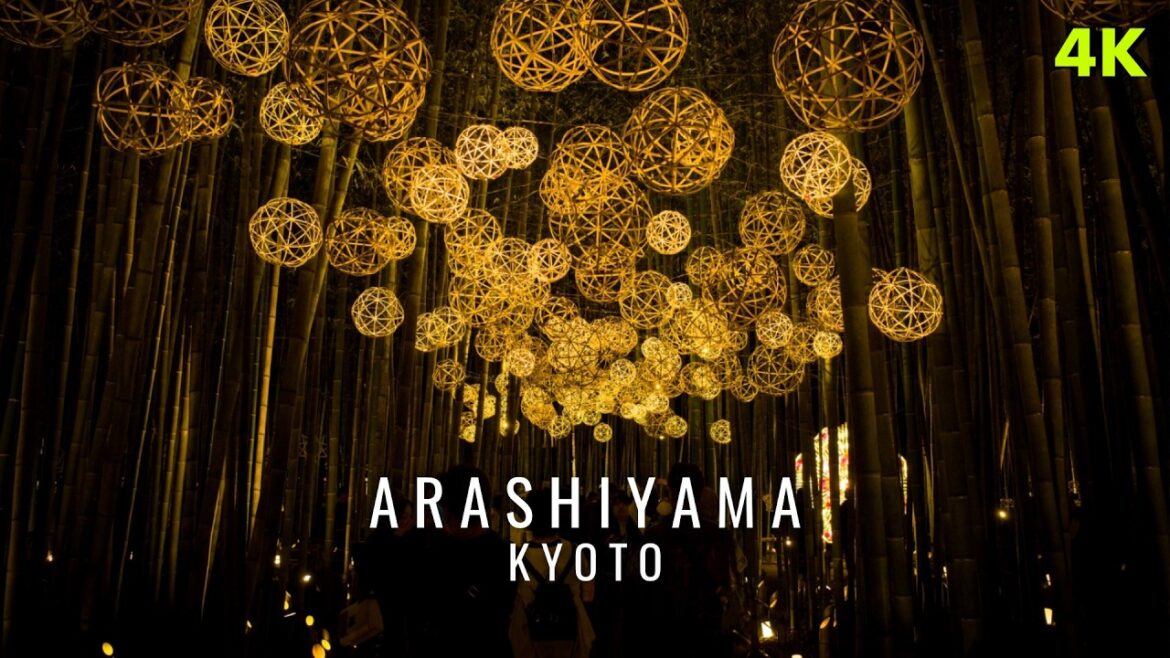 Arashiyama Bamboo Illumination & Kyoto Street Food ๐ฏ๐ต | 4K HDR Arashiyama Bamboo Illumination & Kyoto Street Food ๐ฏ๐ต | 4K HDR