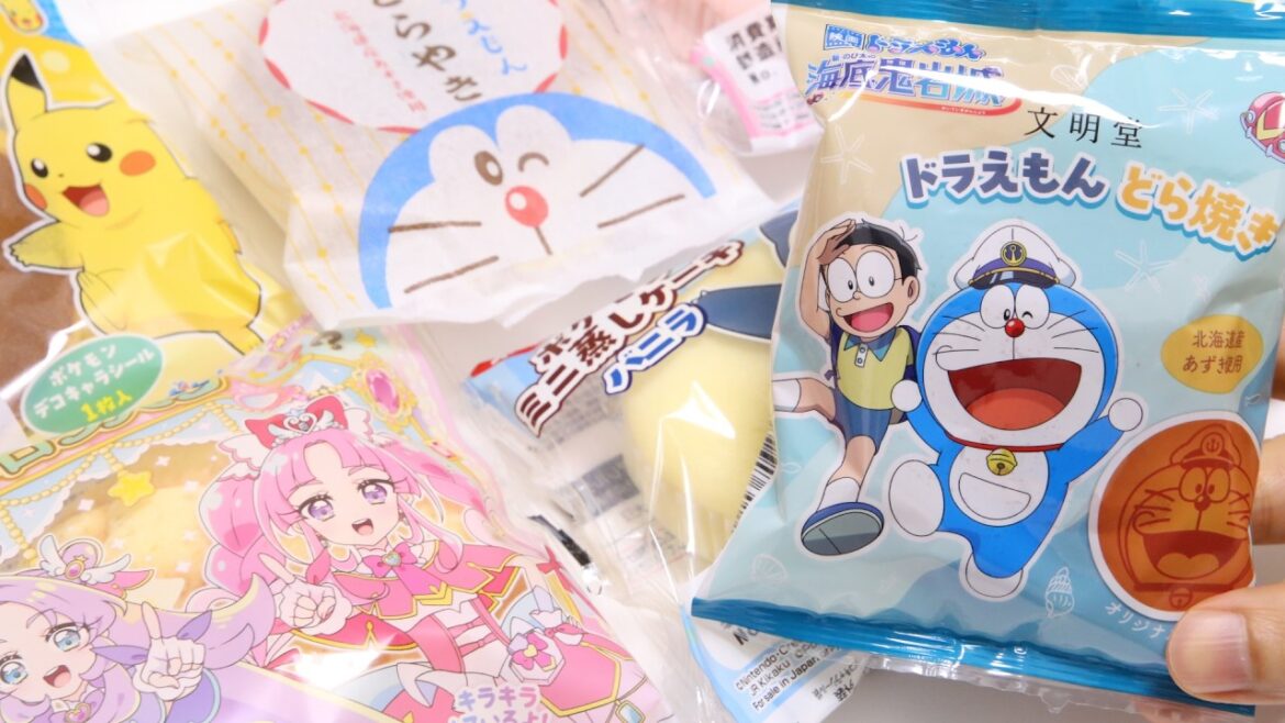 Japanese Anime & Game Sweet Breads #precure #pokemon #doraemon