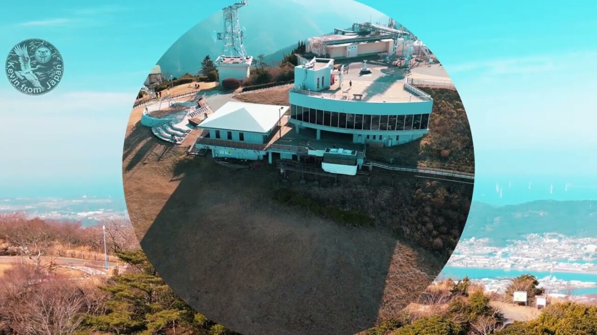 Mount Sarakura rises above Kitakyushu, Japan 2026