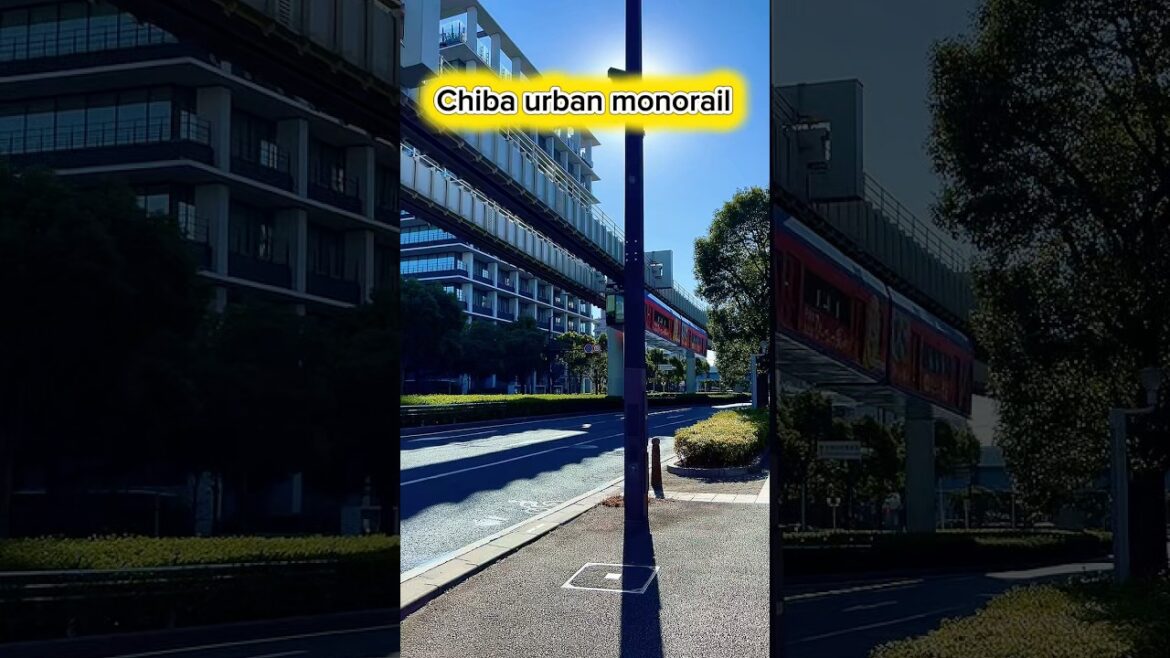 Chiba urban monorail POV 🚄 #explorejapan360 #monorail #urbanlife #travel #pov #transport #shorts