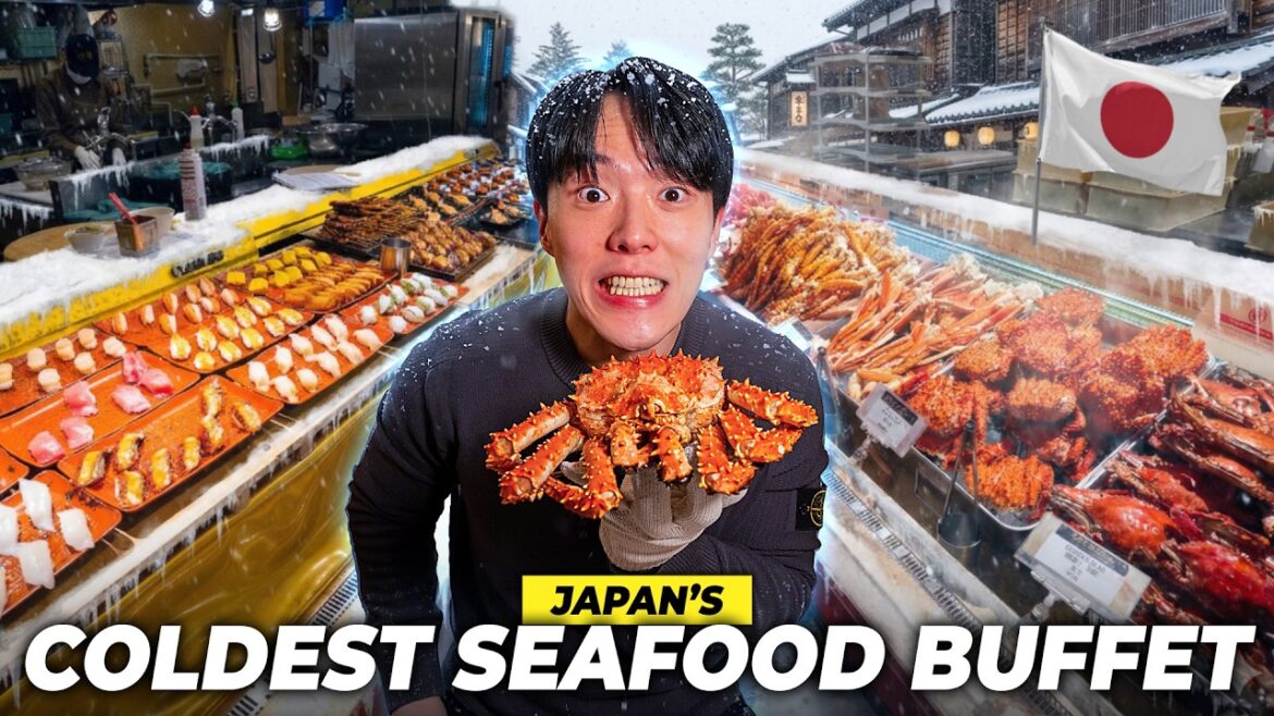 I Tried Seafood Buffet in Japan's COLDEST Region, and I LOVED IT!