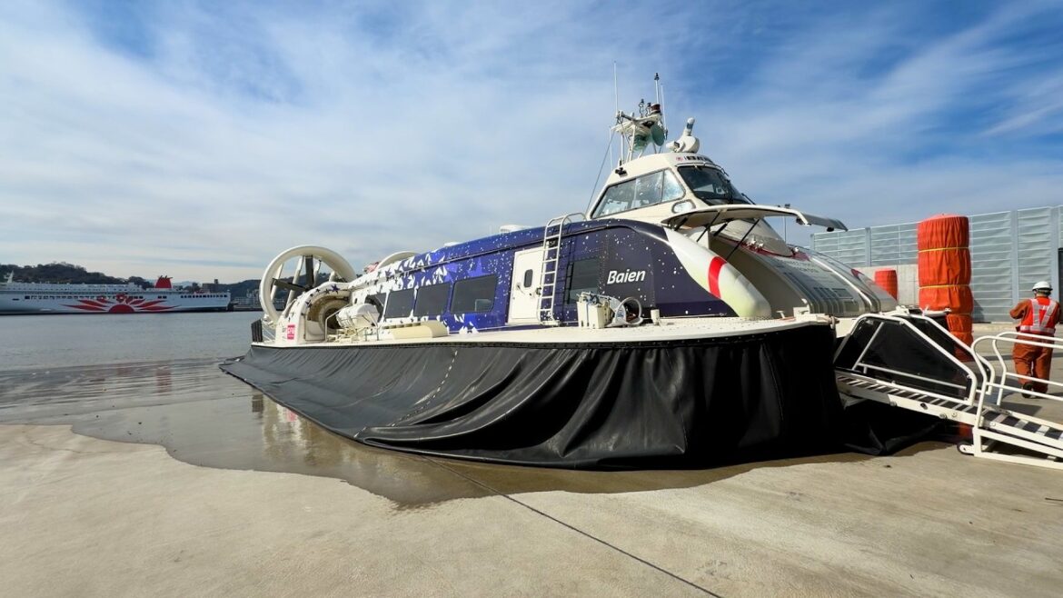 Trying Japan's Rarest Airport Transfer | Hovercraft