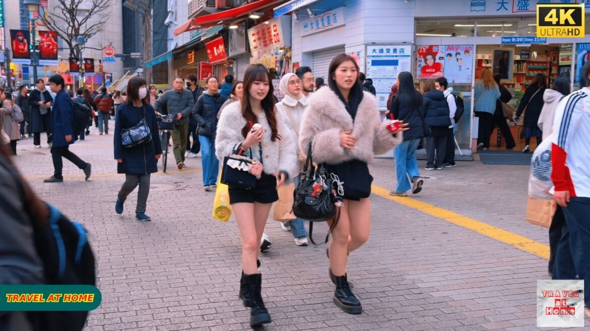 4K HDR Japan travel 2026 | Walk in Shibuya (渋谷) Tokyo Japan | Relaxing Natural City ambience