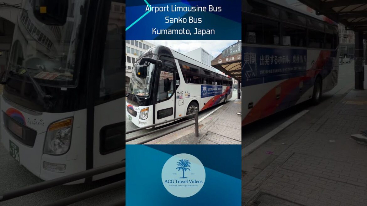 Airport Limousine Bus - Sanko Bus - Kumamoto, Japan