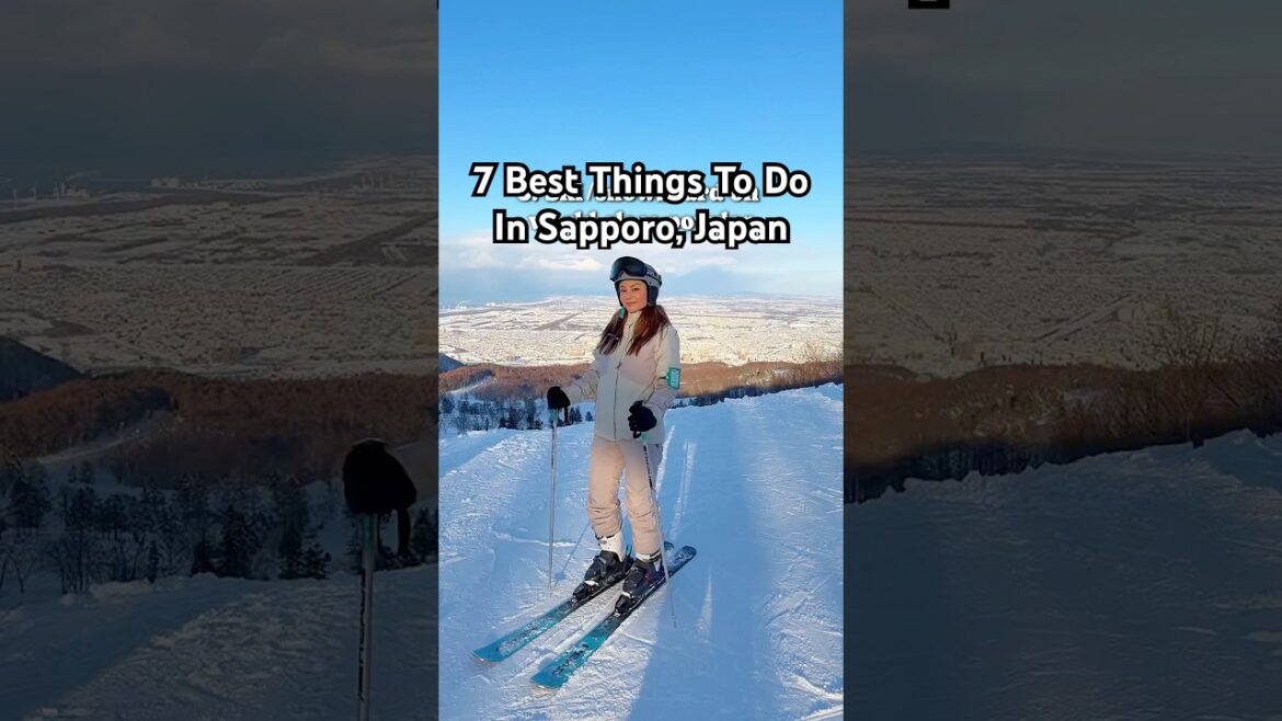 7 best things to do in Sapporo, Japan! 🇯🇵 #sapporo #japantravel #sapporotravel #hokkaido AD