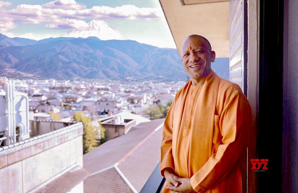 Yogi Adityanath at Mount Fuji #Gallery Yogi Adityanath at Mount Fuji #Gallery