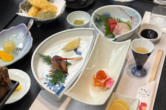 An autumn-inspired meal aboard Seaborn Quest.