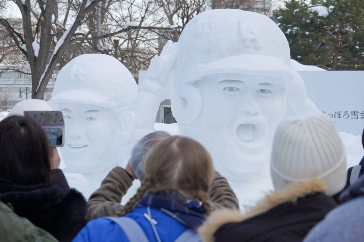 Sapporo Snow Festival opens with 210 sculptures