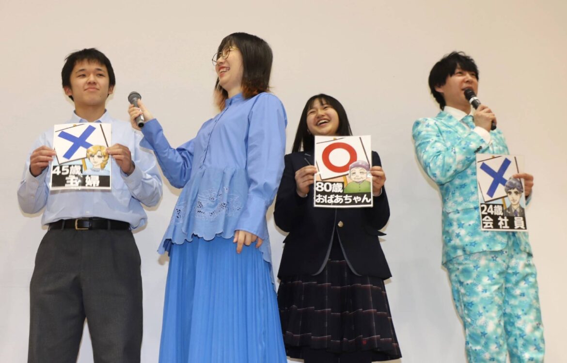 Tokyo students learn importance of elections through comedy