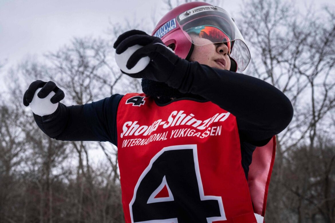 The Japanese snowball fight game vying to be an Olympic sport