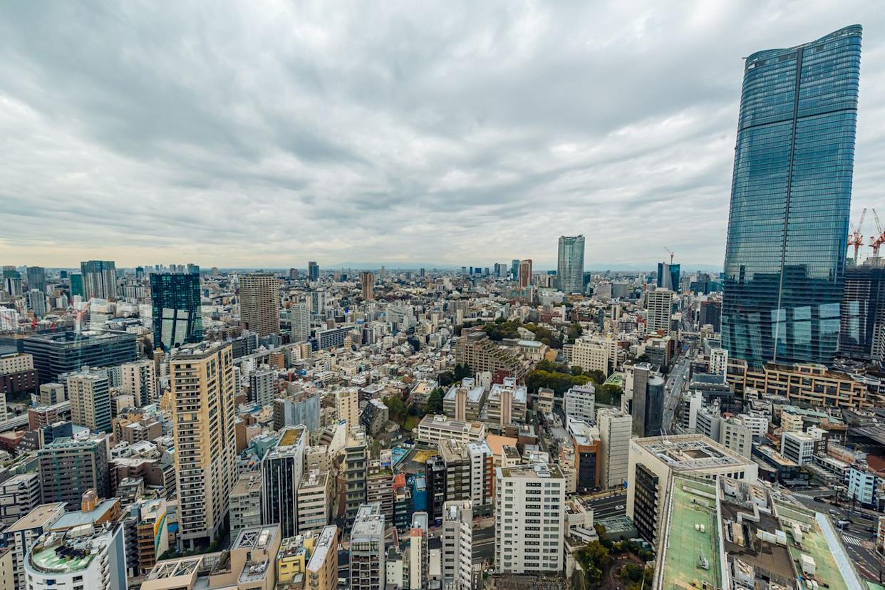 A view of the Tokyo skyine. Manorath Naphaphone/Travel + Leisure
