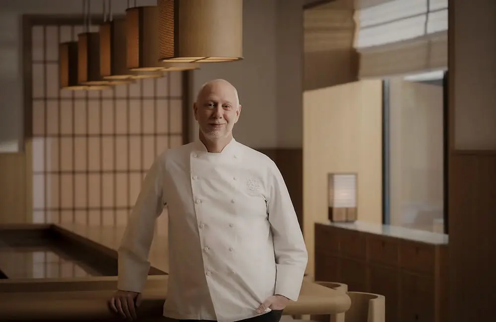 Chef Kyle Connaughton of the three-Michelin-starred SingleThread in Sonoma, California.