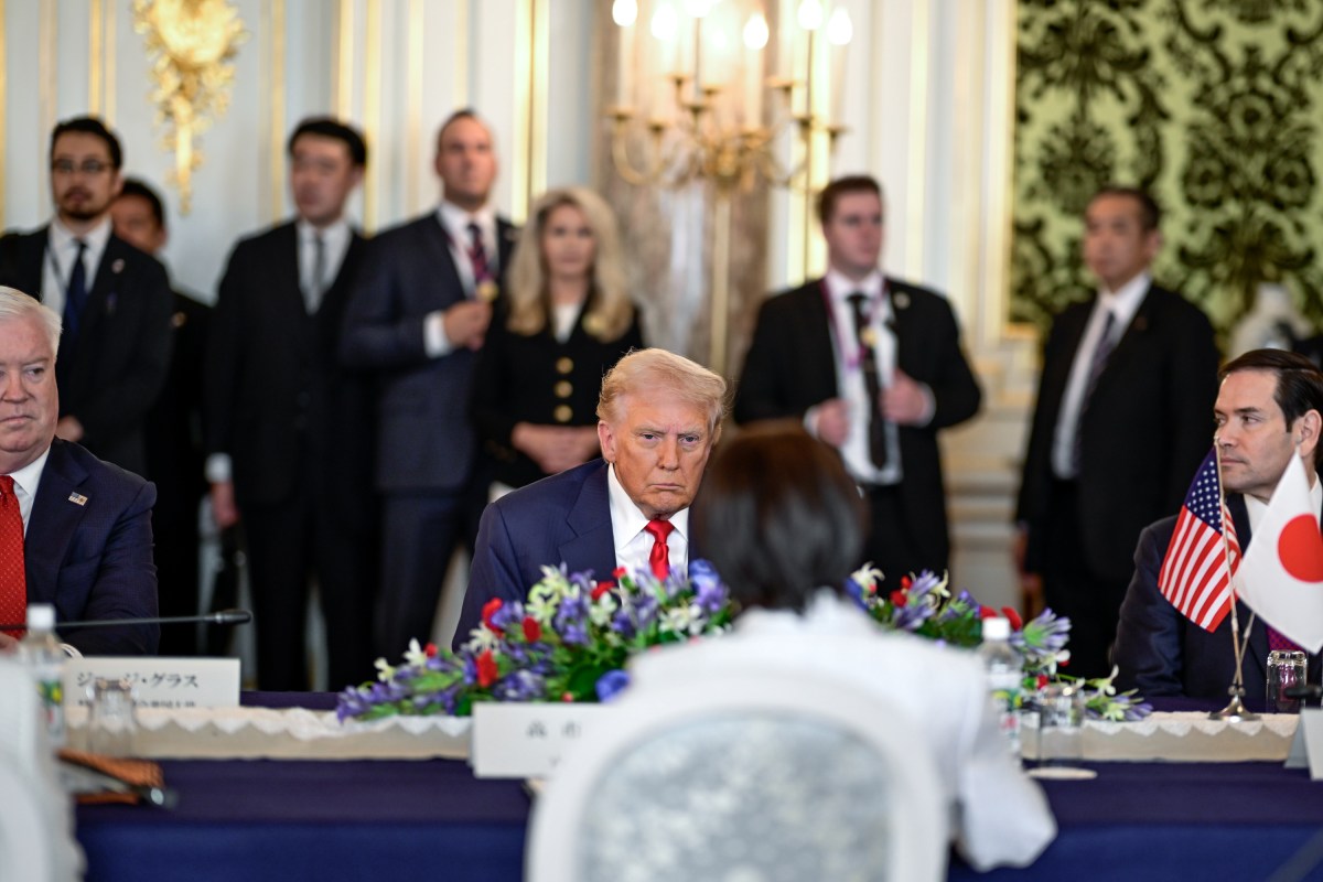 President Donald Trump participates in a bilateral meeting with Japanese Prime Minister Sanae Takaichi, Tuesday, October 28, 2025, at Akasaka Palace in Tokyo, Japan. (Official White House Photo by Daniel Torok)
