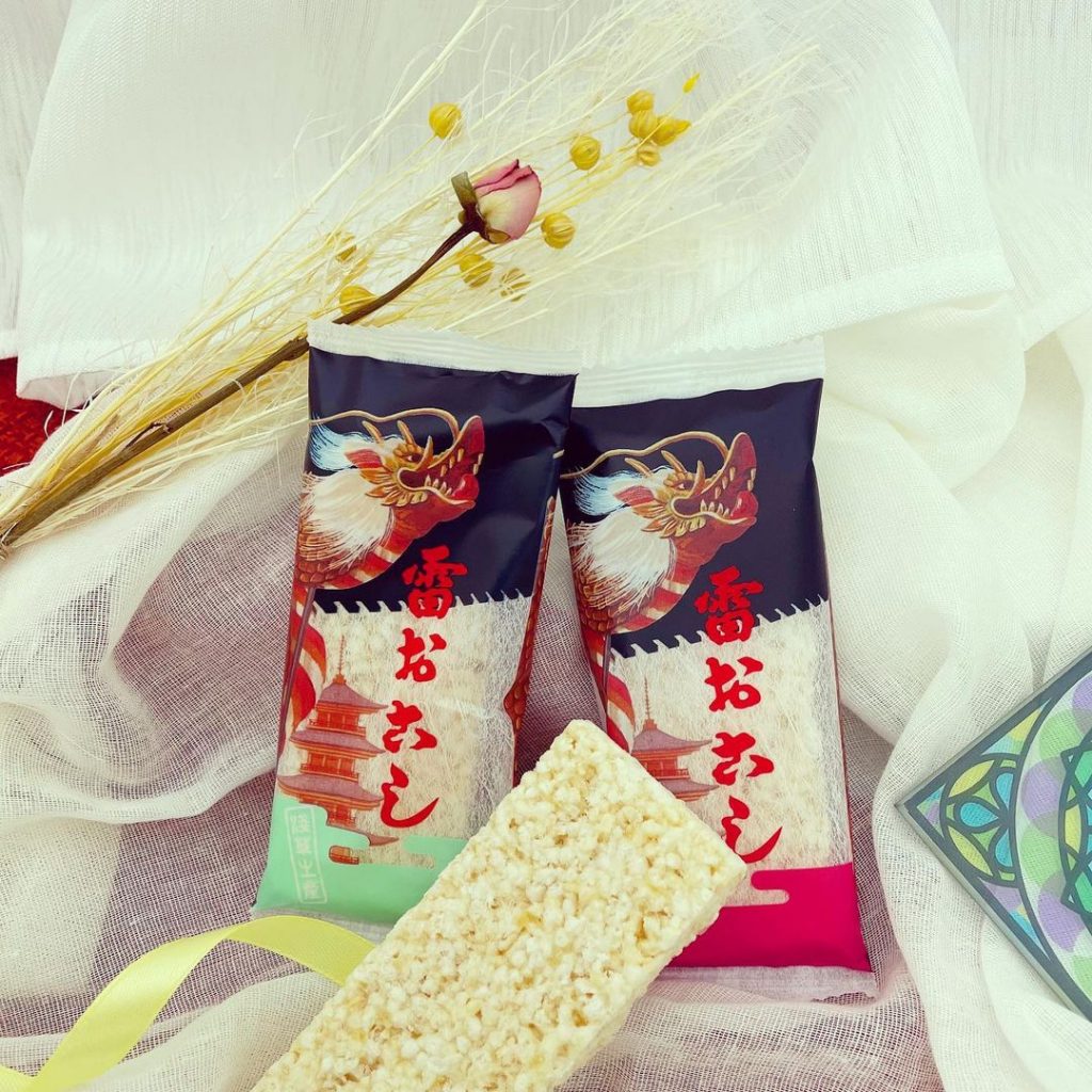 Nakamise Shopping Street snacks, Kaminari-okoshi rice crackers