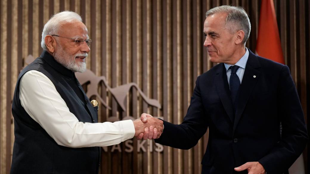Click to play video: 'Carney, Modi hold talks to reset India-Canada ties during G7 in Alberta after tense 2 years'