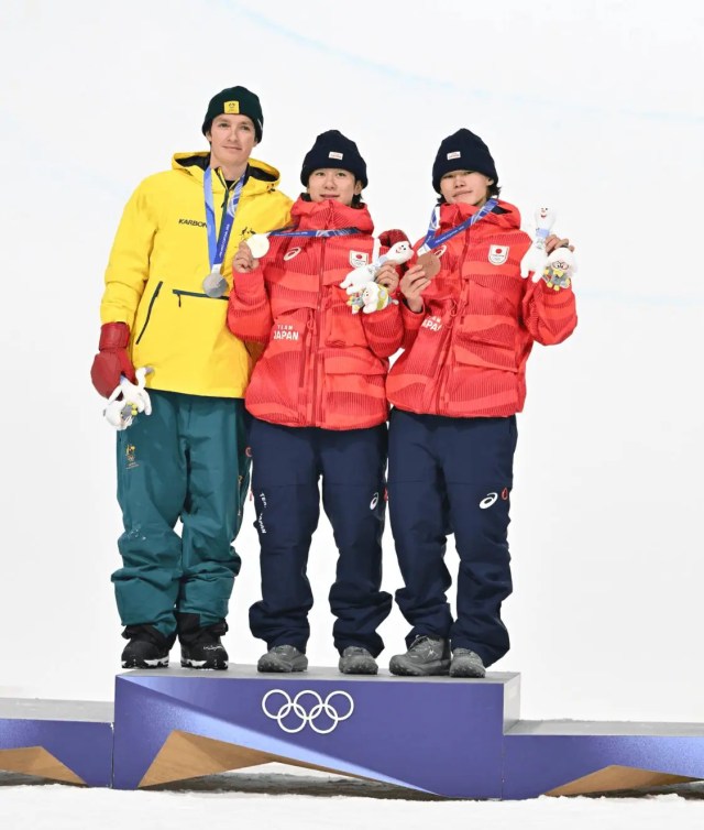 2026 Olympics halfpipe podium