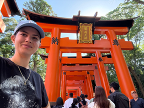 Torii gates at Fushimi Inari Taisha in southern Kyoto.