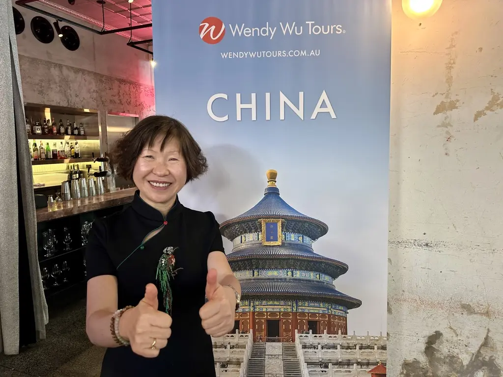 Wendy Wu in Sydney. (Image Mark Harada)