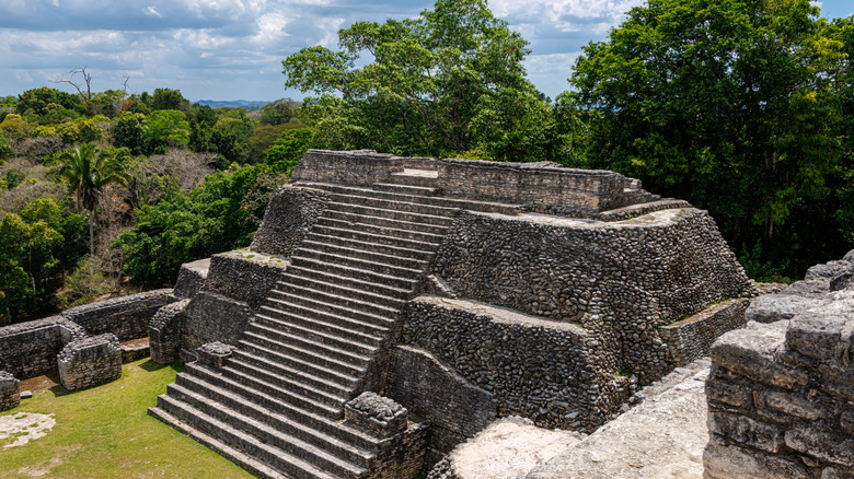 Mayan ruins at Caracol, Belize.