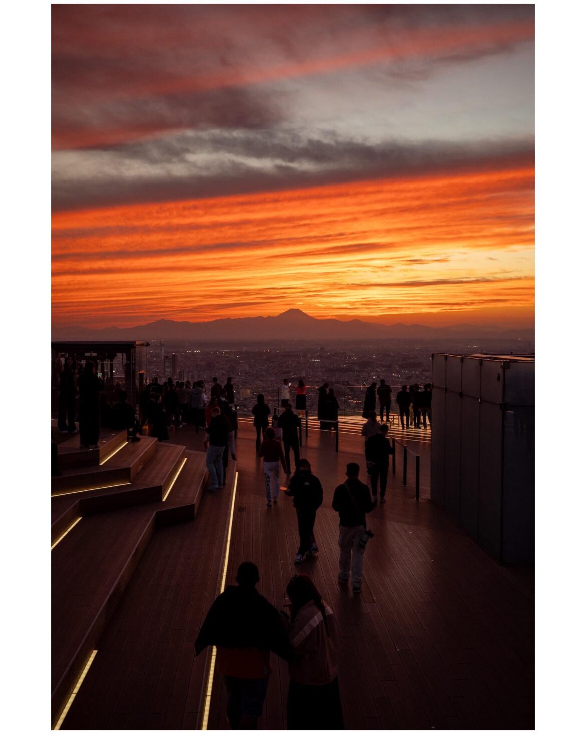 Shibuya Sky sunset