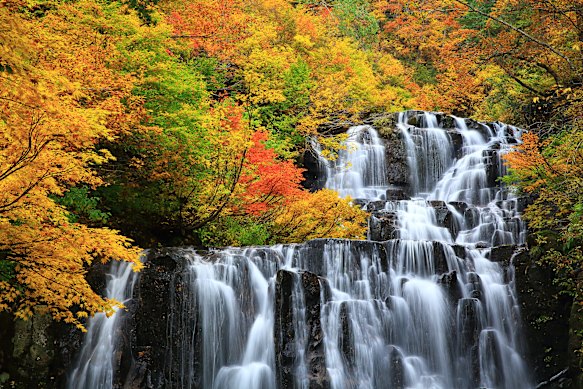 Waterfall wonder in Akita Prefecture.