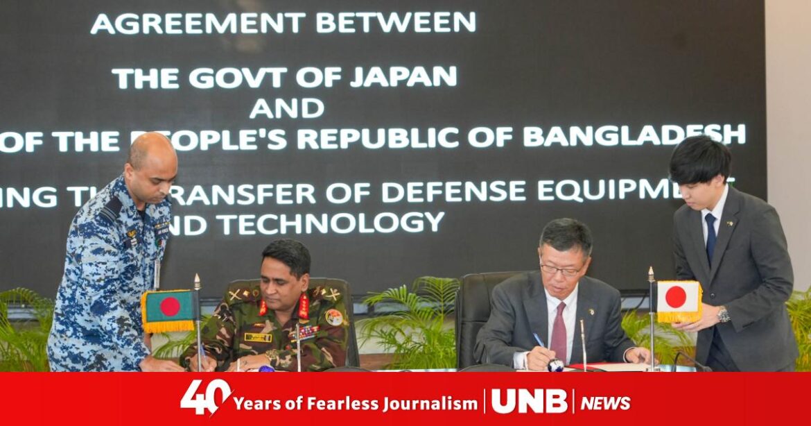 Dhaka, Tokyo sign deal over transfer of defence equipment, technology