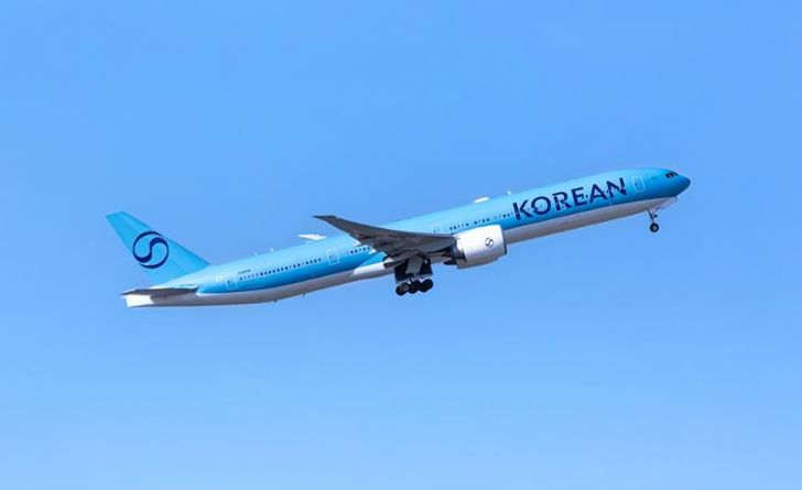 A Korean Air aircraft takes off in this undated photo. Courtesy of Korean Air 
