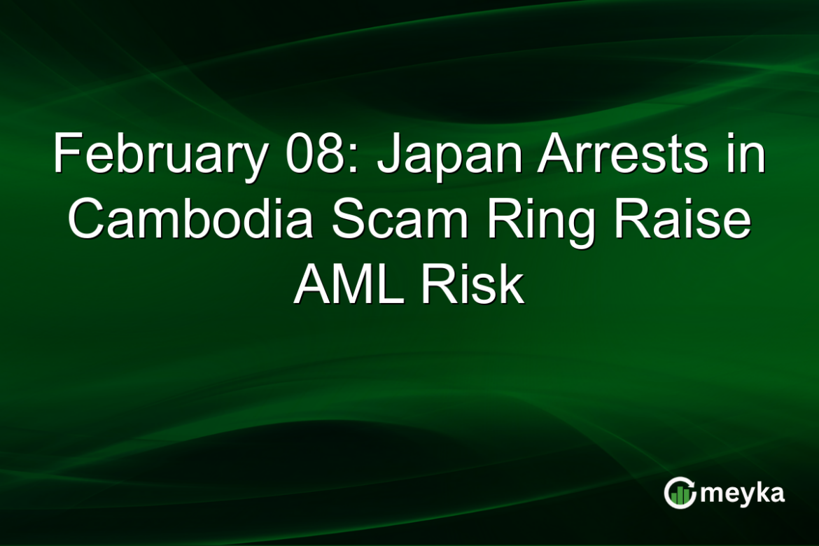 February 08: Japan Arrests in Cambodia Scam Ring Raise AML Risk