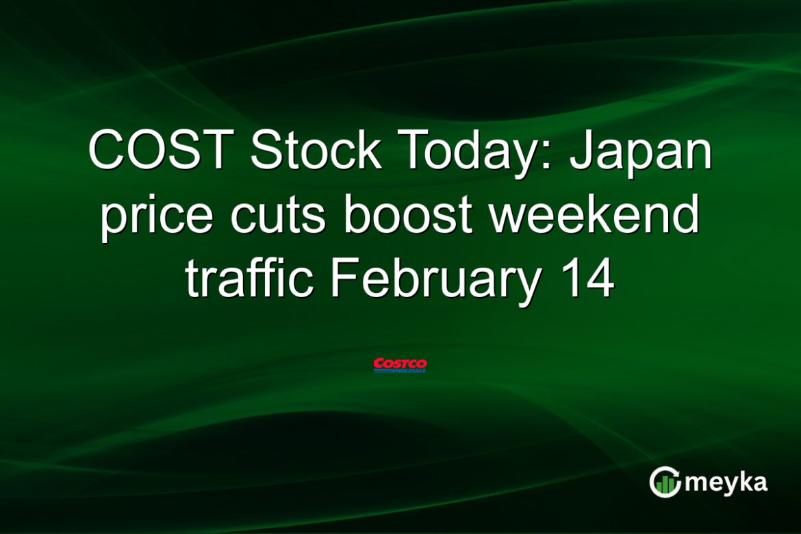 COST Stock Today: Japan price cuts boost weekend traffic February 14 COST Stock Today: Japan price cuts boost weekend traffic February 14