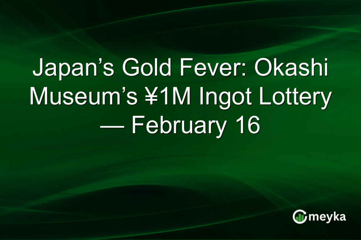 Japan’s Gold Fever: Okashi Museum’s ¥1M Ingot Lottery — February 16
