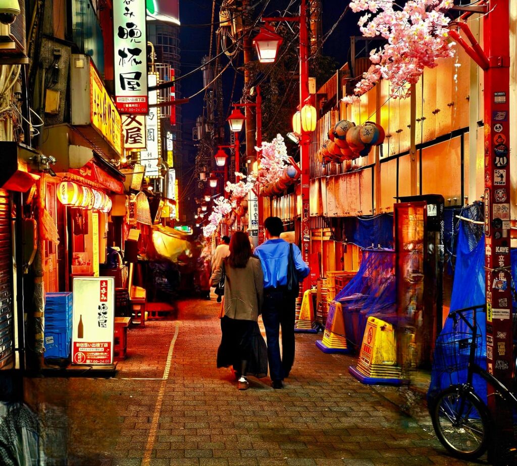 Genuinely a random alley in shibuya