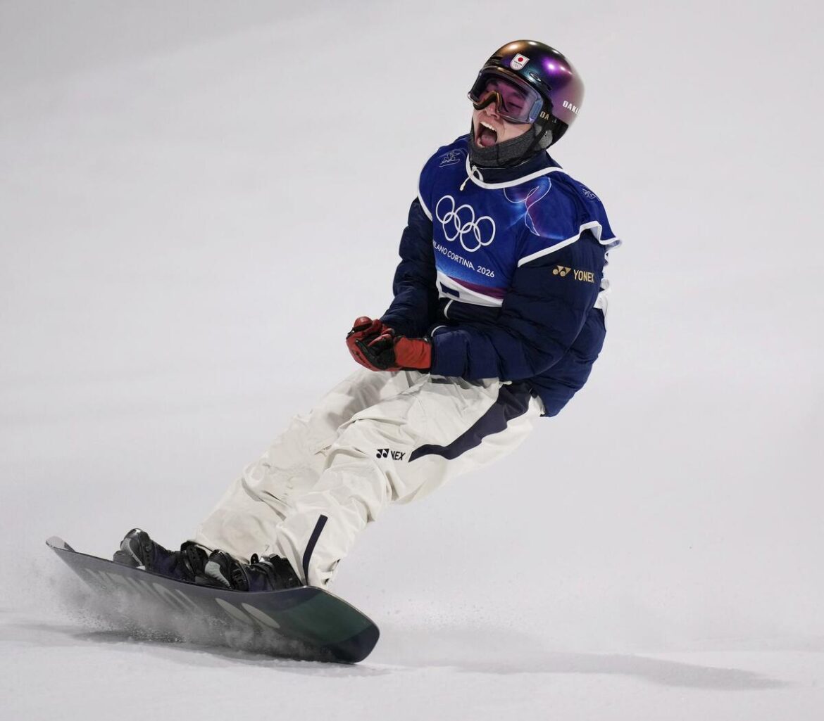 Snowboarder Kimura wins Japan's 1st gold of Milan Cortina Games