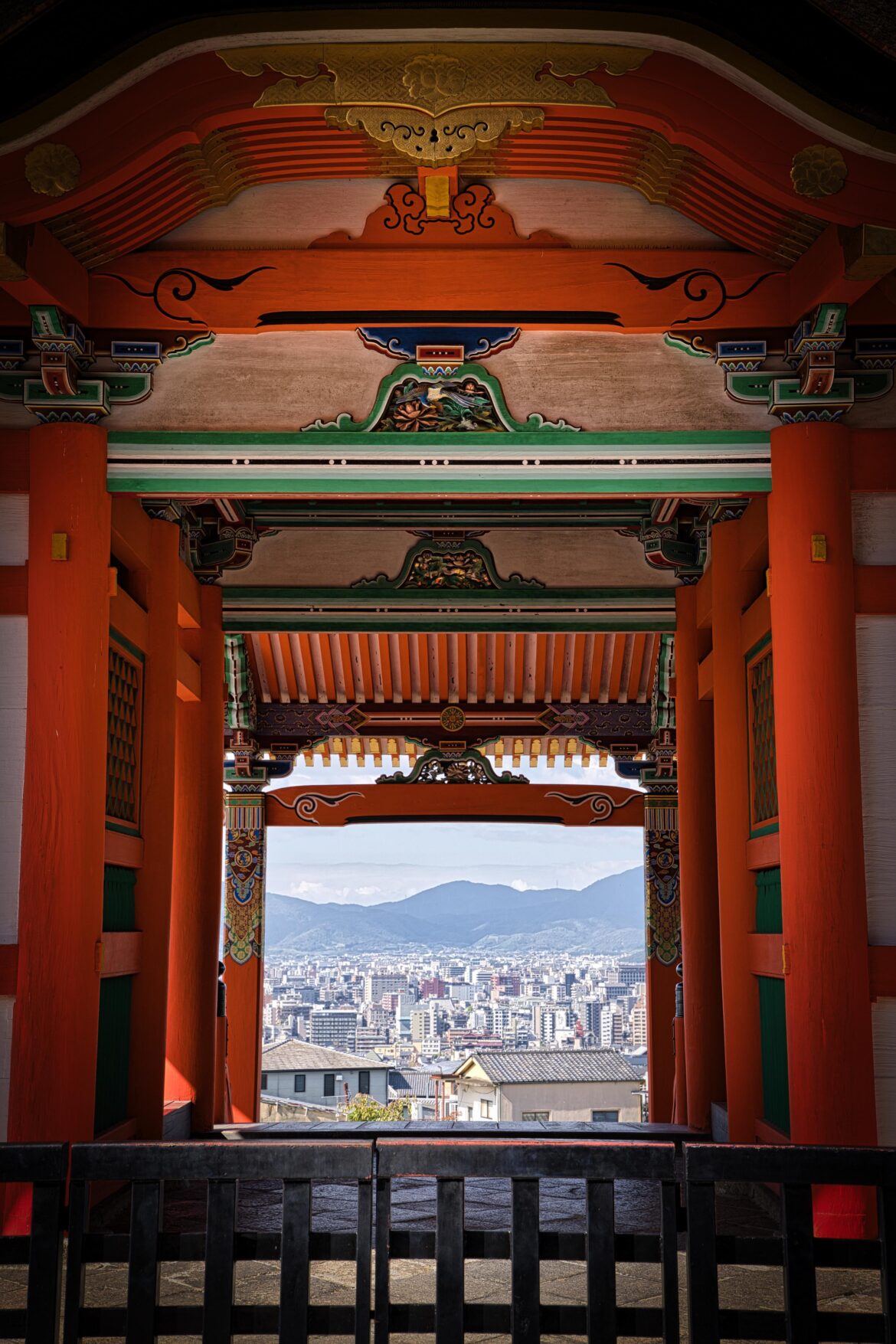 View of Kyoto through Nishimon