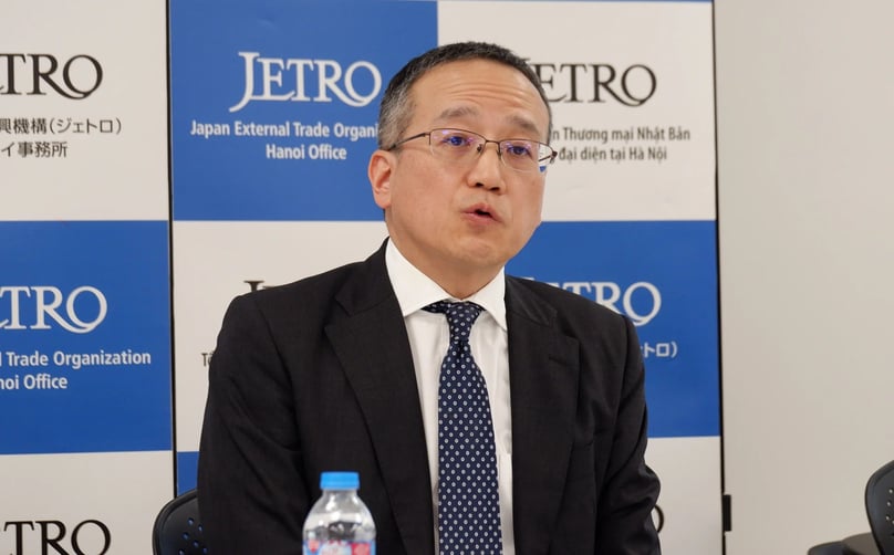 Haruhiko Ozasa, chief representative of Jetro Hanoi. Photo by The Investor/Minh Tuan.