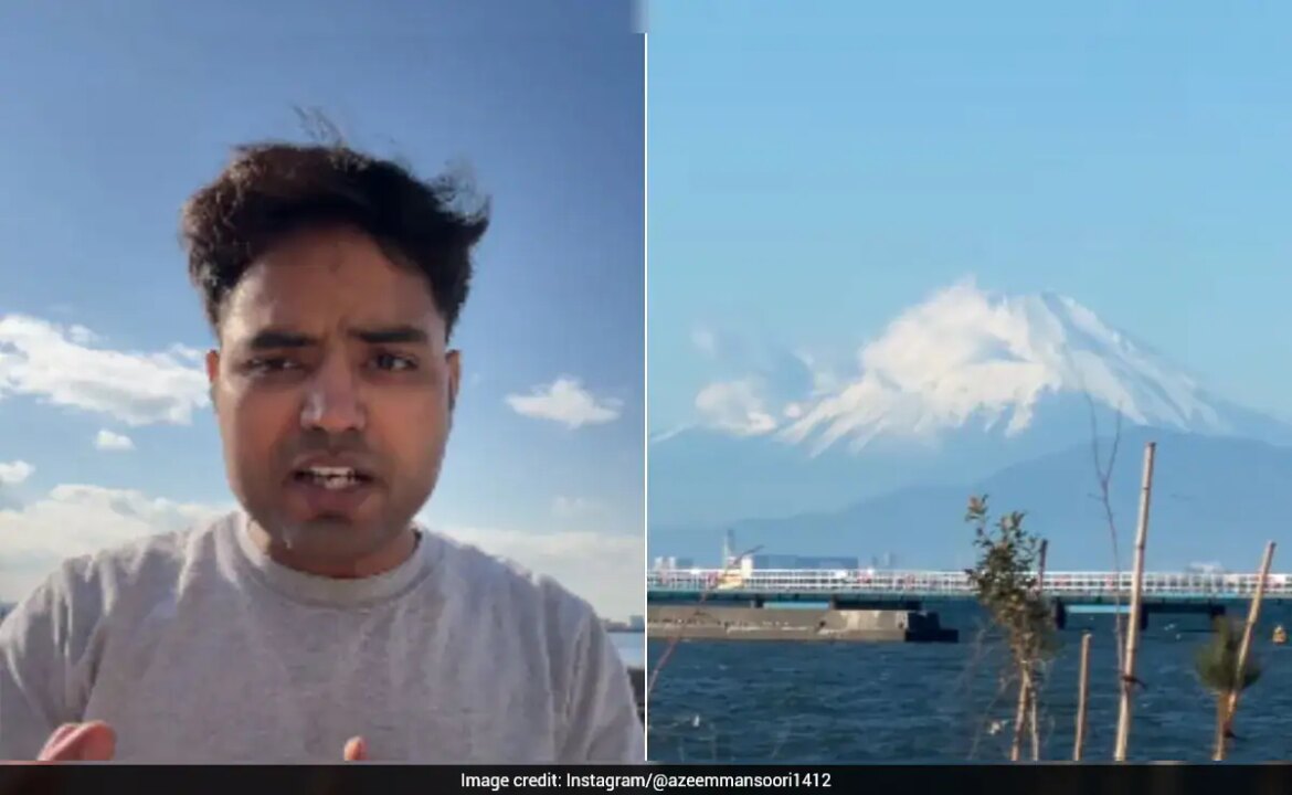 Indian Man Shares Breathtaking View Of Japan’s Mount Fuji From 200km Away, Internet Reacts Indian Man Shares Breathtaking View Of Japan's Mount Fuji From 200km Away, Internet Reacts