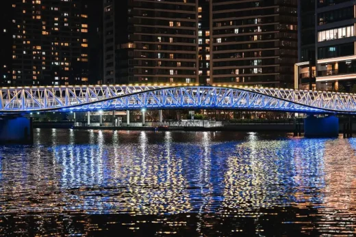Reimei Kobashi Tokyo Japan pedestrian bridge
