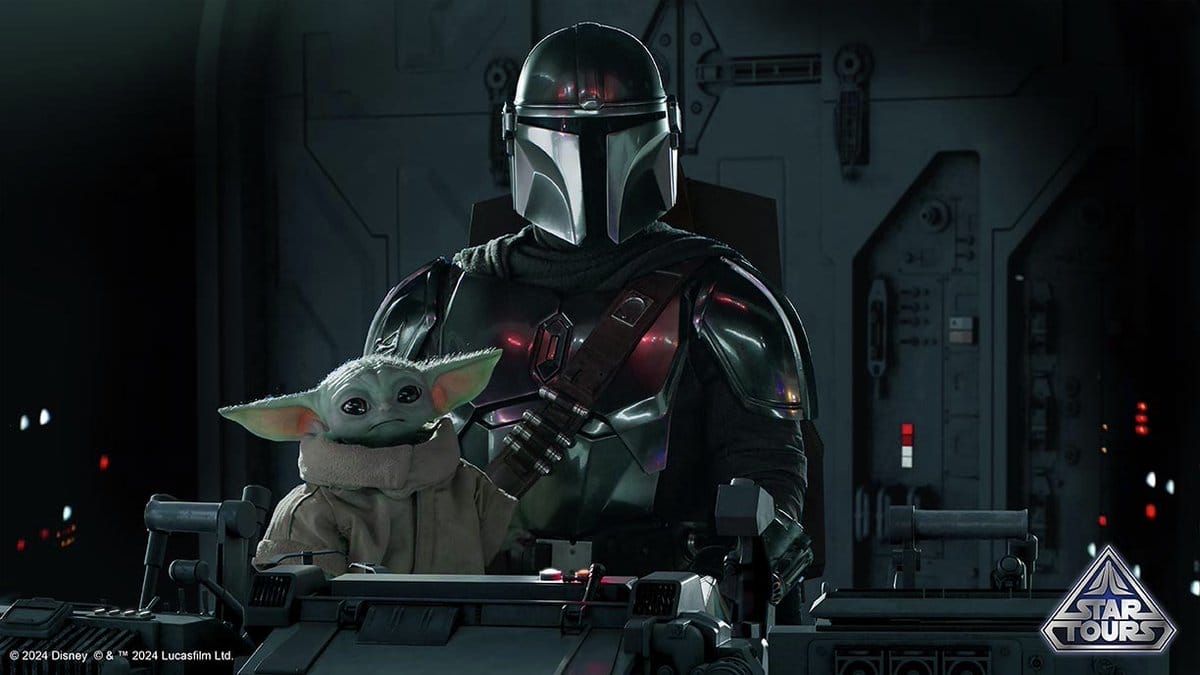 Starting April 23, guests at Tokyo Disneyland can experience a limited-time version of Star Tours centering on the Mandalorian and Grogu. This is to celebrate the release of their upcoming film release on May 22. Guests riding the attraction during this limited event are guaranteed to see Mando and Grogu, according to Tokyo Disney Resort.