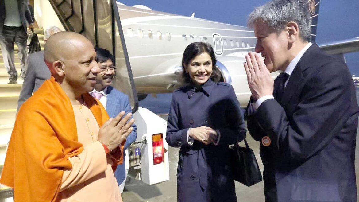 Uttar Pradesh Chief Minister Yogi Adityanath Arrives in Japan on a Two-Day Visit Aimed At Boosting Investments
