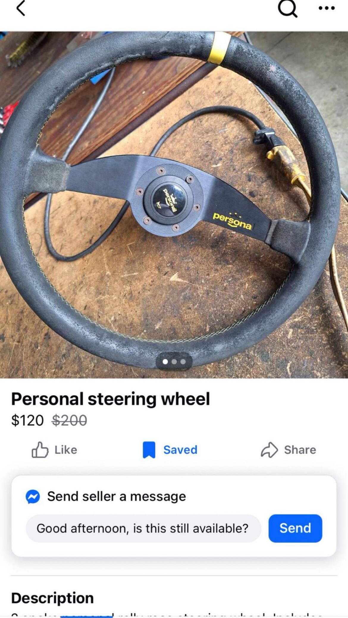 Help me find this steering wheel