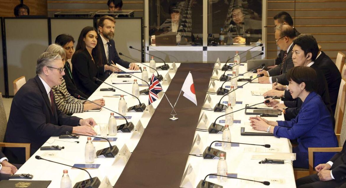 Japan Coordinates Views on China with U.K. During Starmer’s Visit, Aiming to Prevent Spread of China’s Unilateral Claims