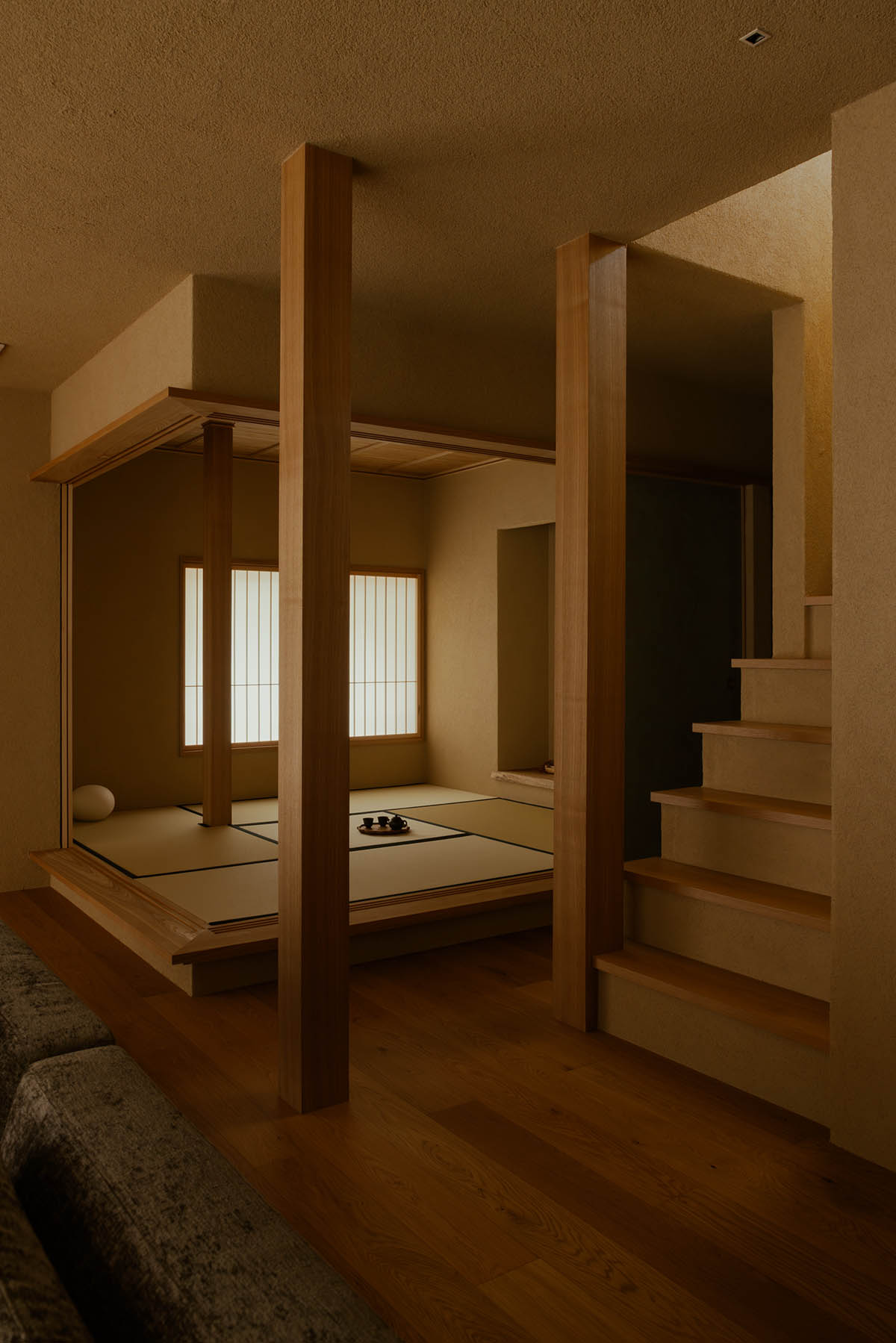 kooo architects completes the renovation of a sukiya-style residence in Kyoto, Japan