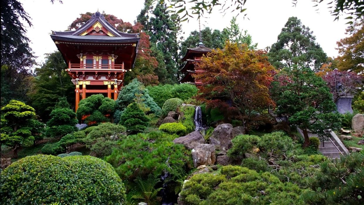 The Japanese Tea Garden in San Francisco, California, was an immensely popular feature of Golden Gate Park originally built as part of a sprawling World's Fair