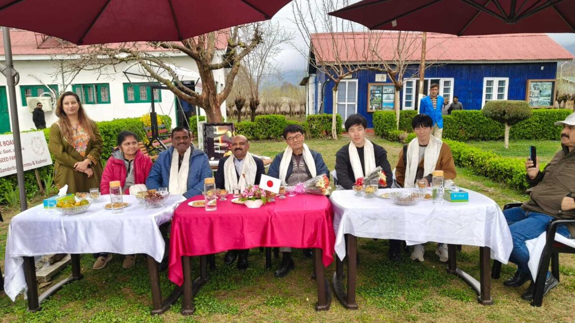 Japanese Sericulture Scientists Visit CSB–CSR&TI Pampore and P4-BSF Manasbal