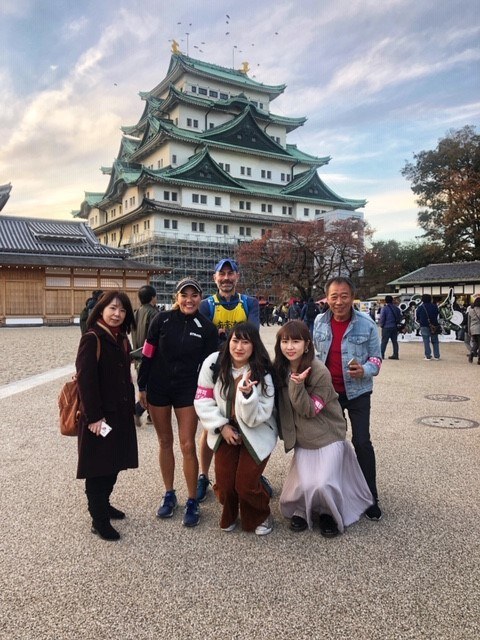 Susie Chan endurance runner on Nakasendo Way in Japan