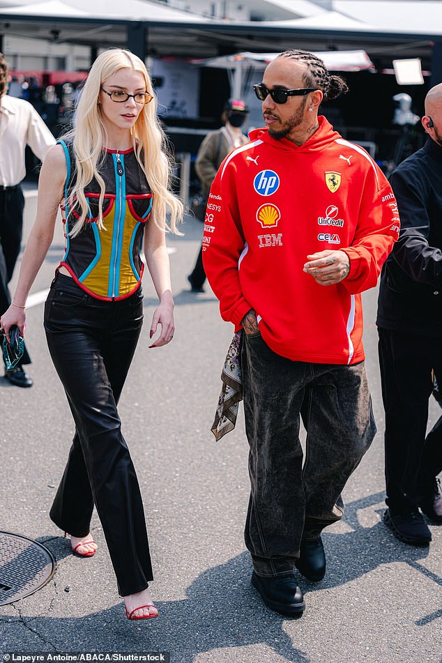 On the track, it has been an impressive start to the season for the seven-time world champion, with many joking that his upturn in form is in part due to the presence of Kim and their blooming relationship