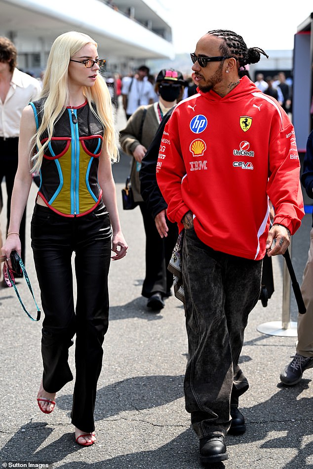 And she is good pals with Lewis, previously attending the Monaco Grand Prix in 2024 as his guest