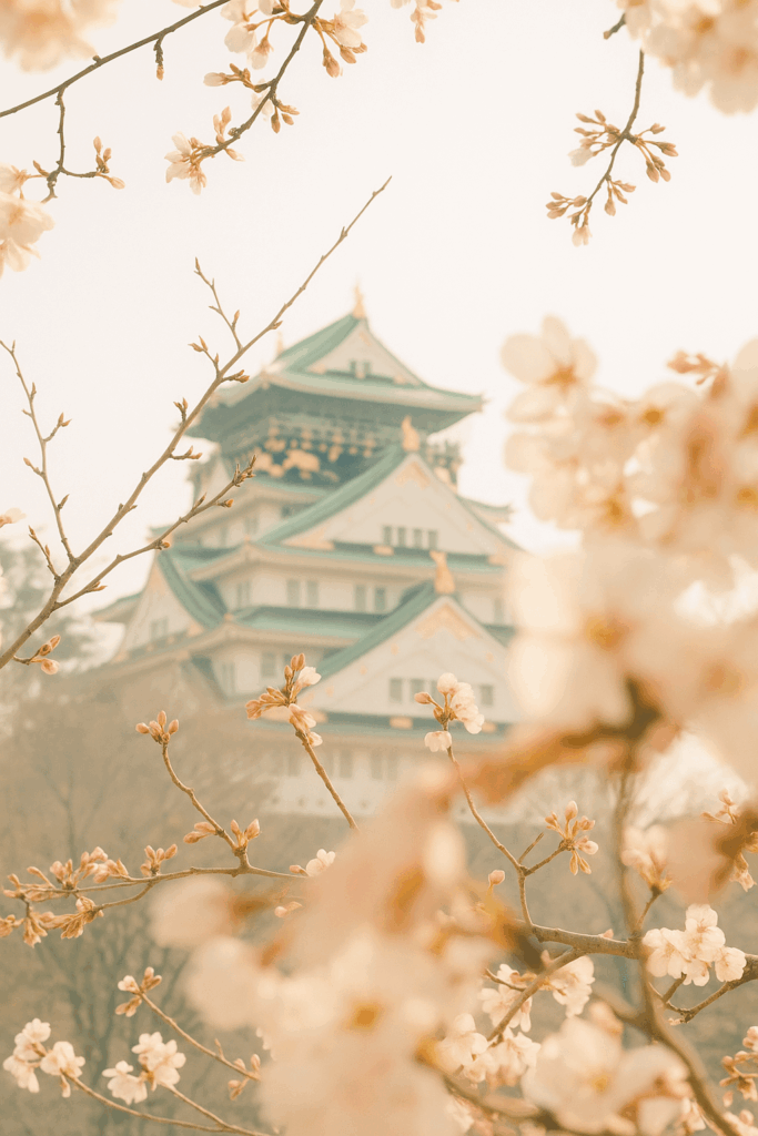 Osaka Castle (大阪城).