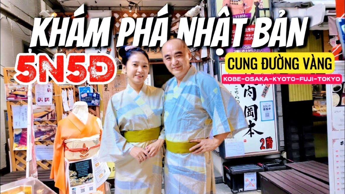 Nhật Bản 🇯🇵 Hành Trình 5 Ngày Trên Cung Đường Vàng có gì
